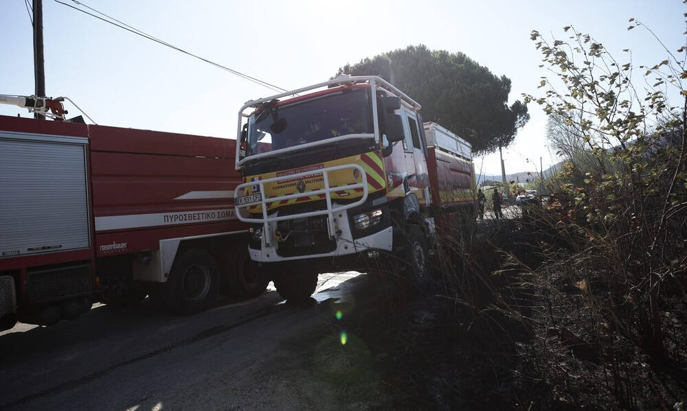 Η στιγμή που 70χρονος βάζει φωτιά στη Γόρτυνα Ηρακλείου - Συνελήφθη για εμπρησμό