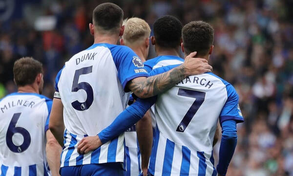 Premier League: Τεσσάρα η Μπράιτον, «διπλά» για Φούλαμ και Πάλας