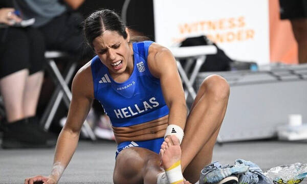 Σοκαριστική εικόνα απ’ το πόδι της Κατερίνας Στεφανίδη