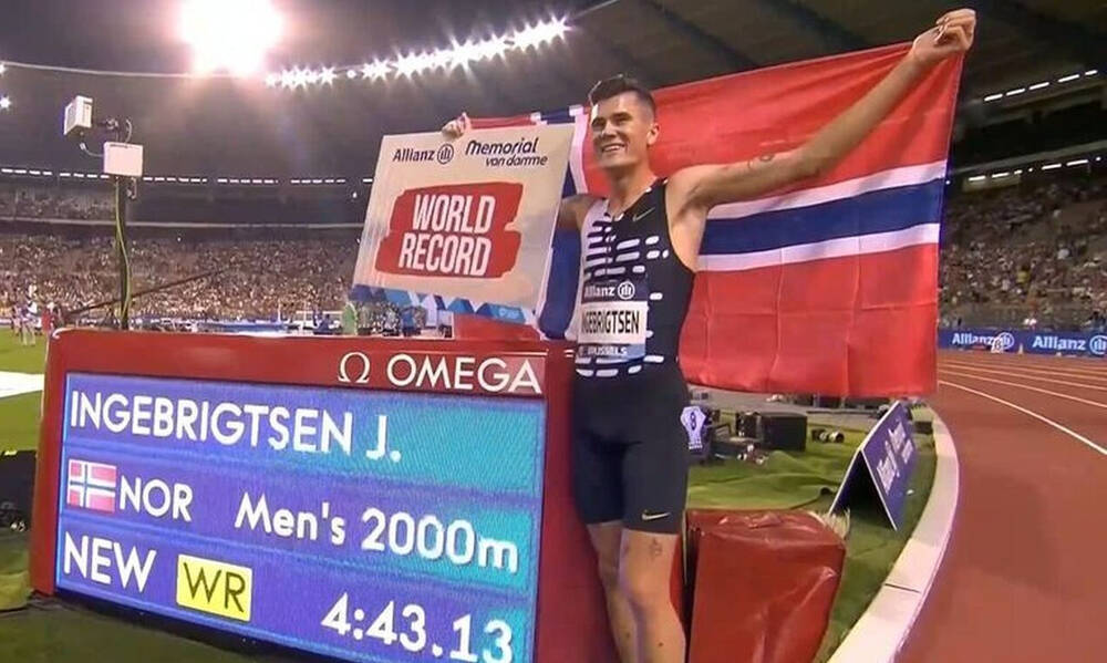 Παγκόσμιο ρεκόρ στα 2.000 μέτρα απ’ τον Ινγκεμπρίγκστεν