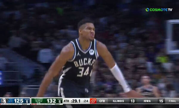 Γιάννης Αντετοκούνμπο: «Greek Freak» σε… Beast Mode! – Τα highlights της «40άρας» (video)