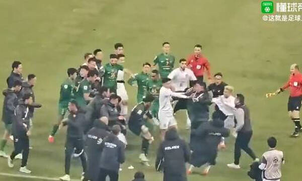 AFC Champions League: Χάος και «ξύλο» στην Ασία! (video)