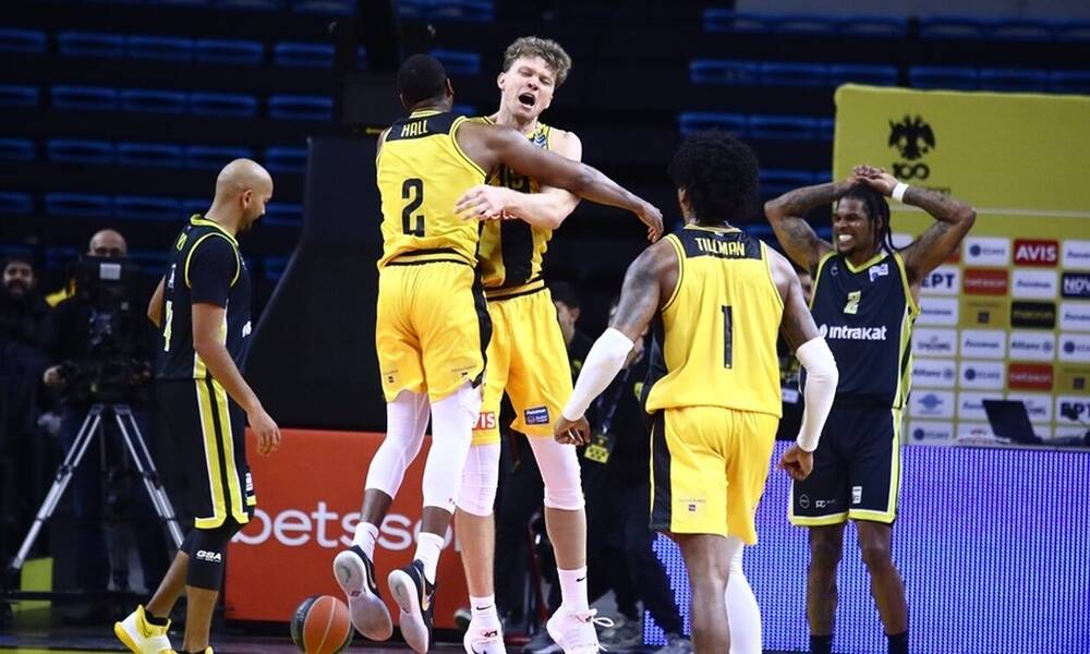 Basket League: Με buzzer beater του Κουζμίνσκας η ΑΕΚ λύγισε το Μαρούσι του απίθανου Χιλ (vid)