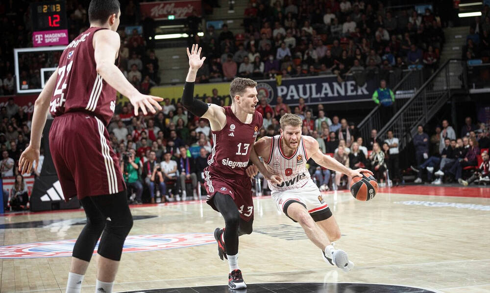 Euroleague: Νίκη στο Μόναχο και πιο κοντά στην εξάδα ο Ολυμπιακός