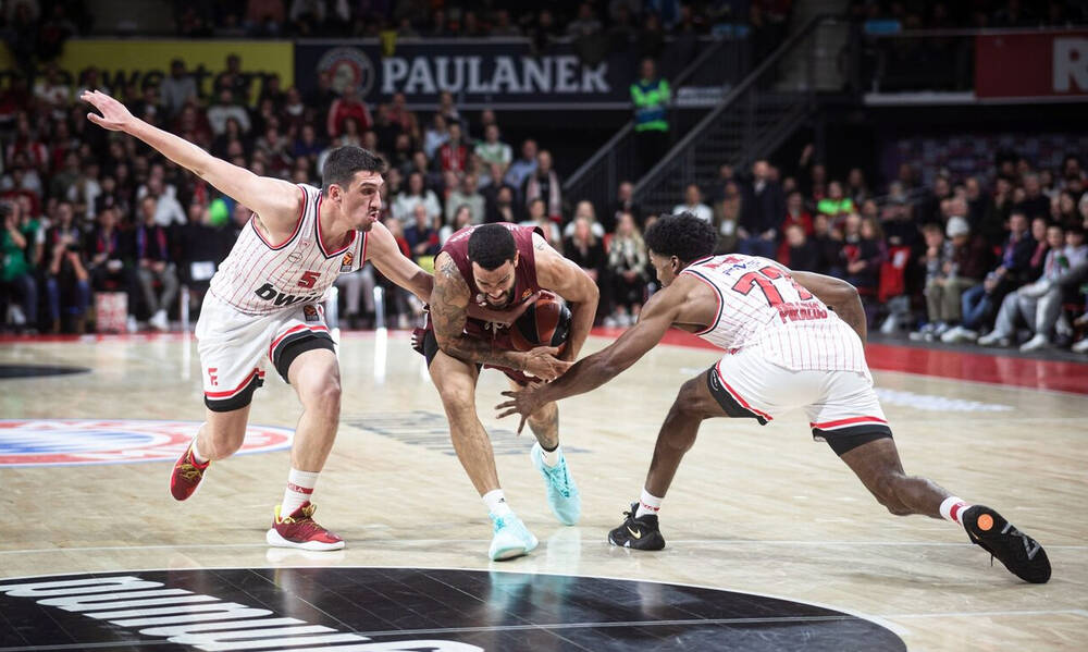 Euroleague Βαθμολογία: Έβδομος στην ισοβαθμία ο Ολυμπιακός