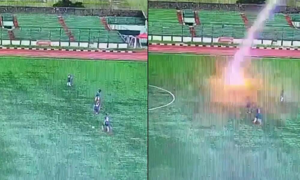 Κεραυνός σκότωσε ποδοσφαιριστή την ώρα του αγώνα - Σοκαριστικό βίντεο