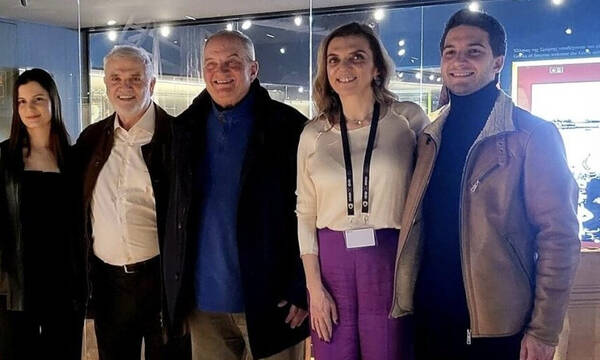 Ο Κώστας Καραμανλής με τα παιδιά του επισκέφθηκαν την OPAP Arena