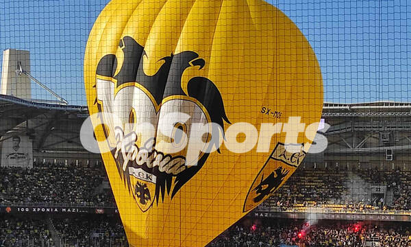 100 χρόνια ΑΕΚ: Το επιβλητικό αερόστατο στο κέντρο της «OPAP Arena» (videos)