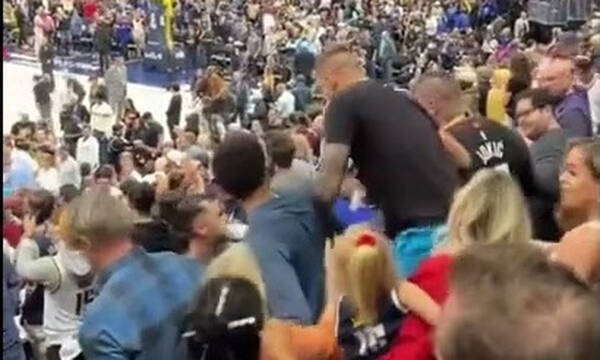 Χαμός στο NBA: Ο αδερφός του Γιόκιτς έριξε μπουνιά σε θεατή στο Νάγκετς – Λέικερς (video)