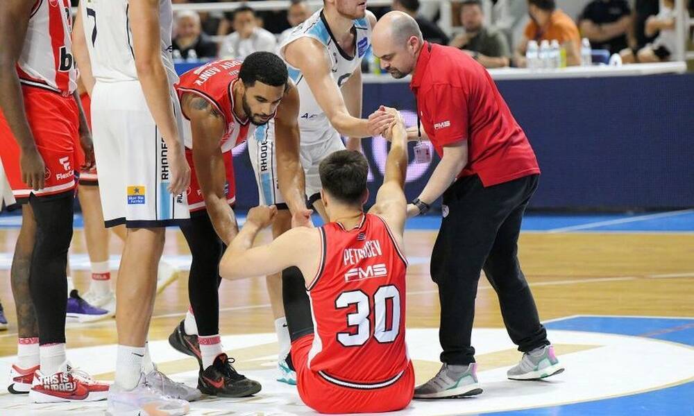 Basket League: Πέρασε με 100άρα από τη Ρόδο ο Ολυμπιακός - Διάστρεμμα ο Πετρούσεφ