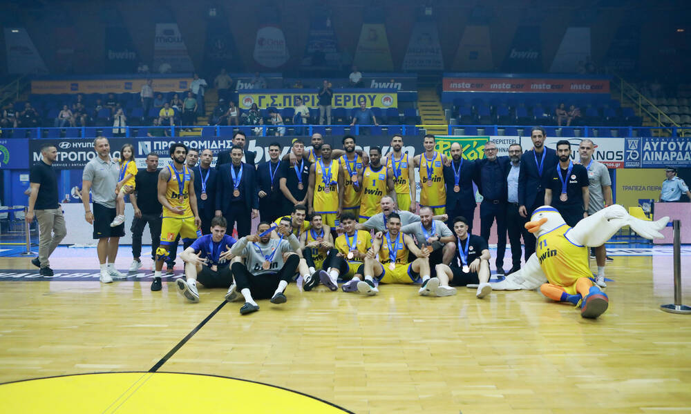 Basket League: Νίκησε τον Άρη και τρίτο το Περιστέρι 