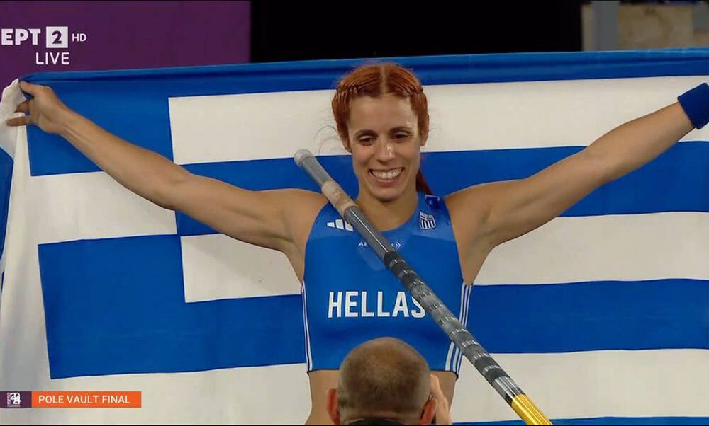 Ευρωπαϊκό Πρωτάθλημα Στίβου: Πανηγύρισε το μετάλλιο με την ελληνική σημαία η Στεφανίδη (video)