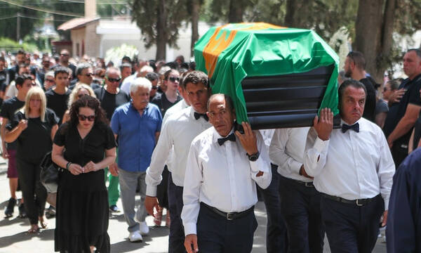 Παναθηναϊκός AKTOR: Όλη η ομάδα στην κηδεία του Πάρη Δερμάνη