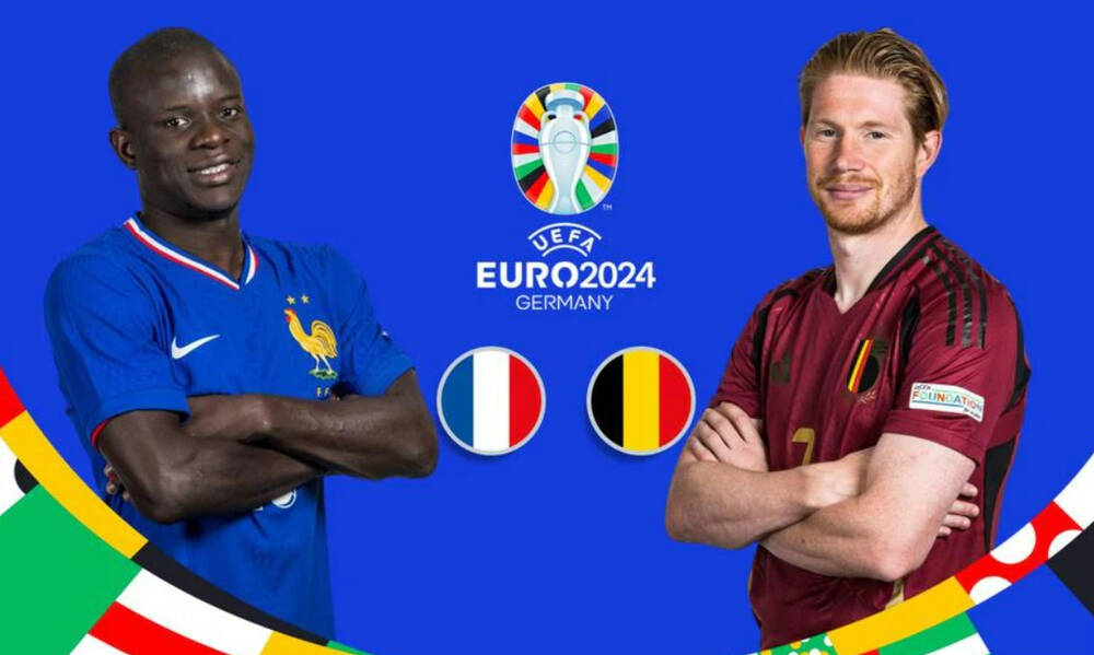 LIVE CHAT, Euro 2024: Γαλλία - Βέλγιο, το μεγάλο ντέρμπι των «16» της διοργάνωσης
