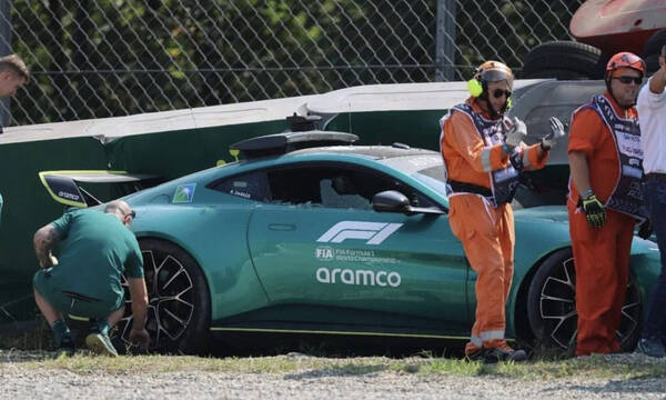 Formula 1: Έγινε κι αυτό – Τράκαρε το safety car