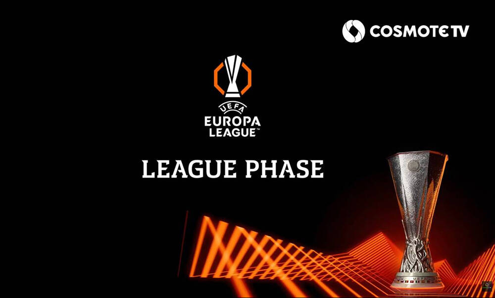 UEFA Europa League: Οι «μάχες» ΠΑΟΚ και Ολυμπιακού στη League Phase «παίζουν» στην COSMOTE TV 