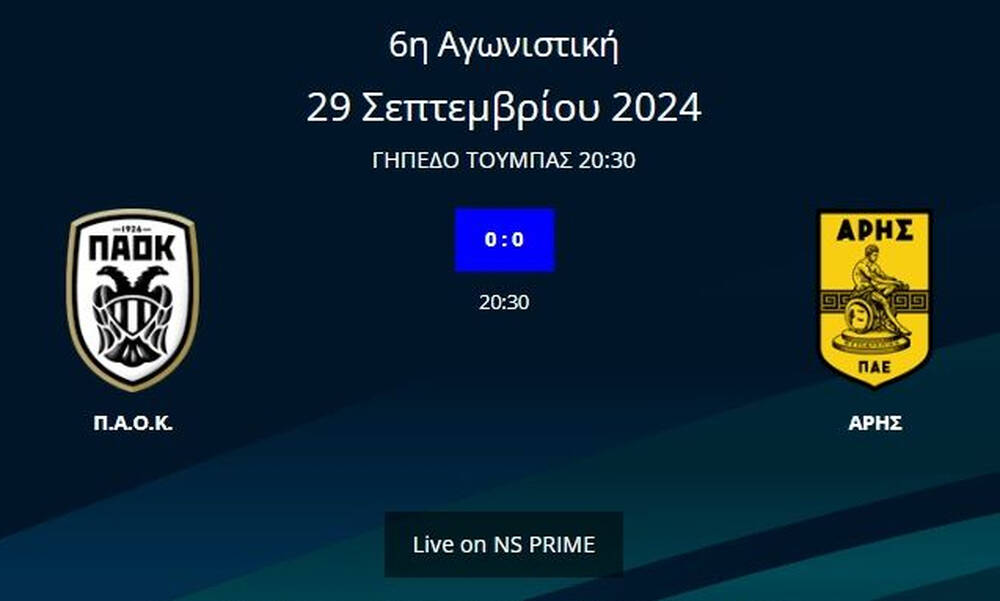 ΠΑΟΚ – Άρης: Οι ενδεκάδες των «μονομάχων»