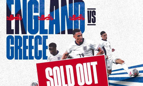 Εθνική Ελλάδας: Sold out το Wembley για το Αγγλία – Ελλάδα του Nations League! – Η ώρα και το κανάλι