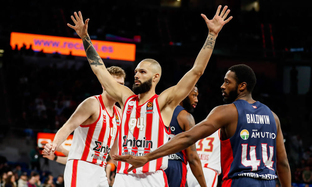 Euroleague, Μπασκόνια - Ολυμπιακός 101-102 (παρ.): Όρθιος... στην Buesa Arena