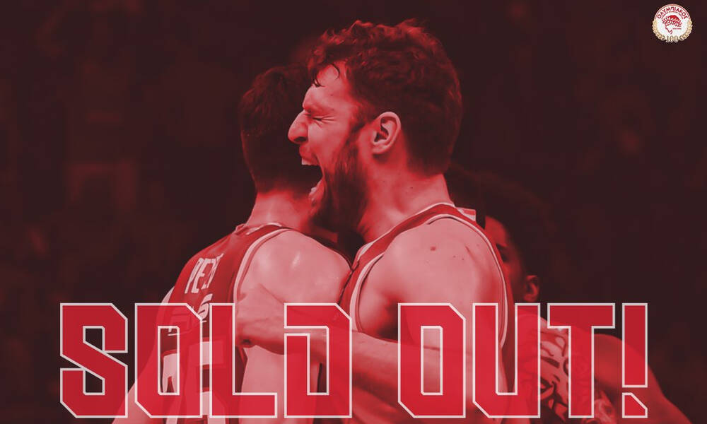 Euroleague: Sold out το Ολυμπιακός – Φενέρμπαχτσε 