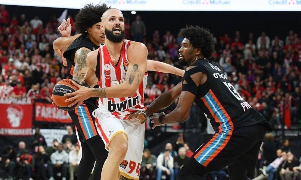 Βαθμολογία EuroLeague: Πρώτος ο Ολυμπιακός, στην τετράδα ο Παναθηναϊκός AKTOR