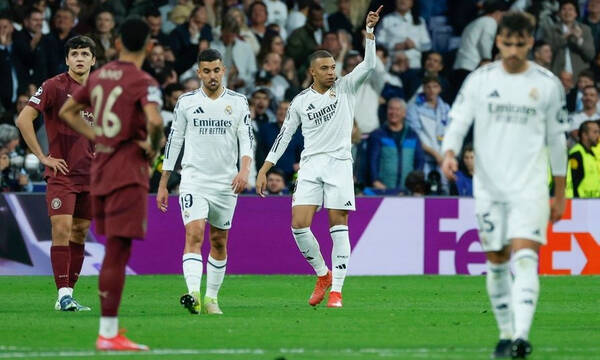 Champions League: Με… σόου Εμπαπέ στους «16» η Ρεάλ, περίπατο η Παρί