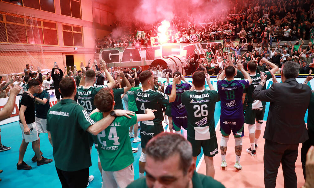Volley League: Ο τίτλος στον Παναθηναϊκό με... σκούπα στον αιώνιο! 
