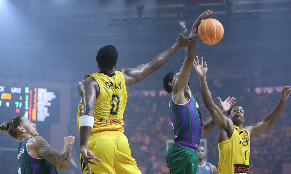 Δείτε τα highlights του ημιτελικού ΑΕΚ – Μάλαγα, για το BCL Final Four 2025.