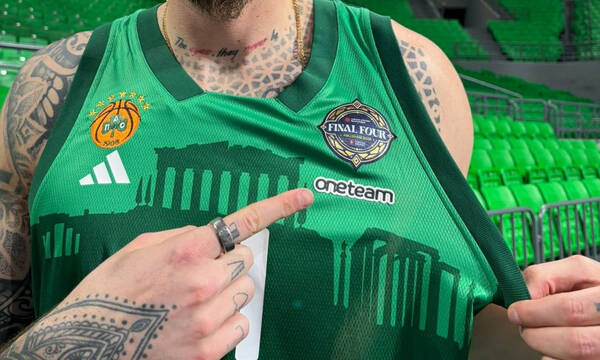 Παναθηναϊκός AKTOR: Το σήμα του Final Four στις φανέλες και η αποκλειστική χρυσή λεπτομέρεια