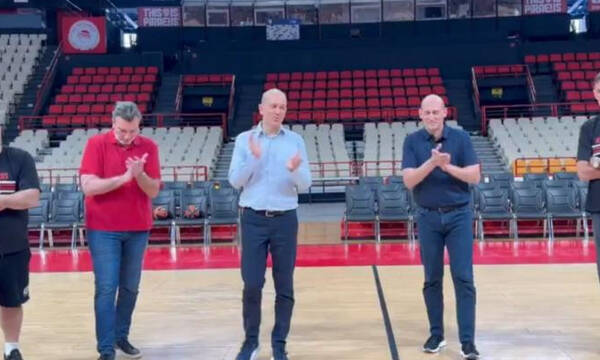 Ολυμπιακός: Στην προπόνηση οι Αγγελόπουλοι