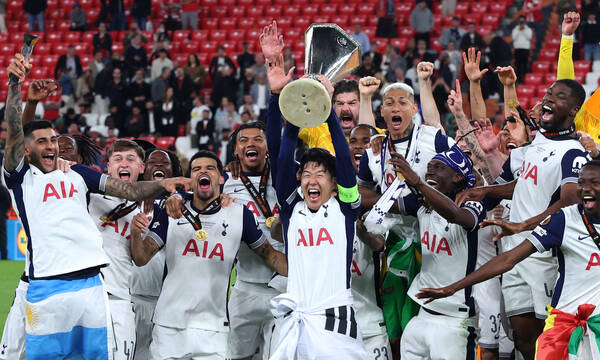 Europa League: Ένας Έλληνας... έλυσε τα μάγια - Η Τότεναμ του Ποστέκογλου κατέκτησε το τρόπαιο!