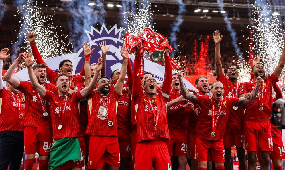 Premier League: Η απονομή του τίτλου στη Λίβερπουλ