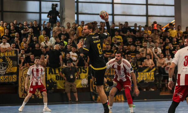 Χάντμπολ, ΑΕΚ - Ολυμπιακός 27-32: «Ερυθρόλευκο» break