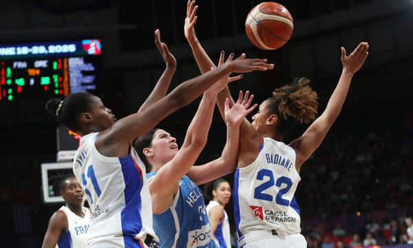 Eurobasket Γυναικών: Η ισχυρή Γαλλία συνέτριψε την Ελλάδα