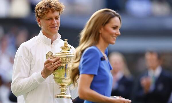 Wimbledon: Τα highlights και η απονομή στον Σίνερ από την Κέιτ Μίντλετον