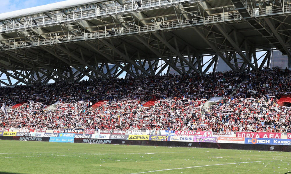 ΑΕΛ: Γιγαντοοθόνη έξω από την AEL FC Arena για το ματς με τον ΠΑΟΚ