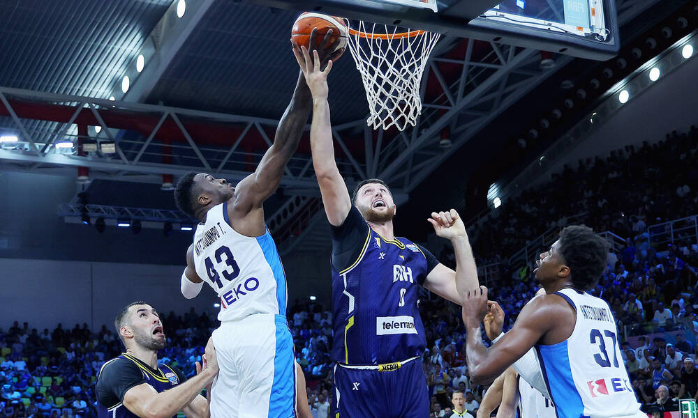 Eurobasket 2025, Ελλάδα - Βοσνία 77-80: Πρώτη ήττα και τελικός πρωτιάς με την Ισπανία