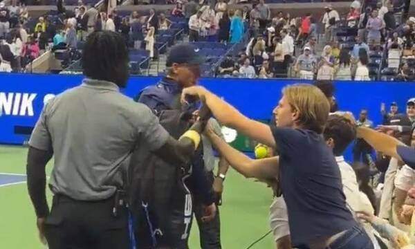 US Open: Φίλαθλος προσπάθησε να κλέψει την τσάντα του Σίνερ - Βίντεο