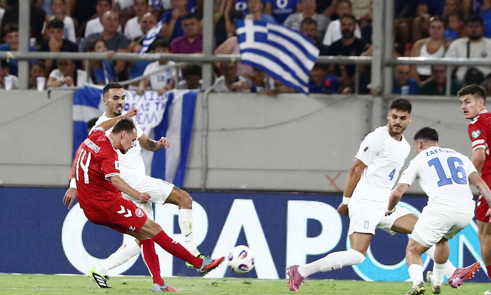 Ελλάδα – Δανία: Τα highlights του αγώνα για τα προκριματικά του Μουντιάλ 2026