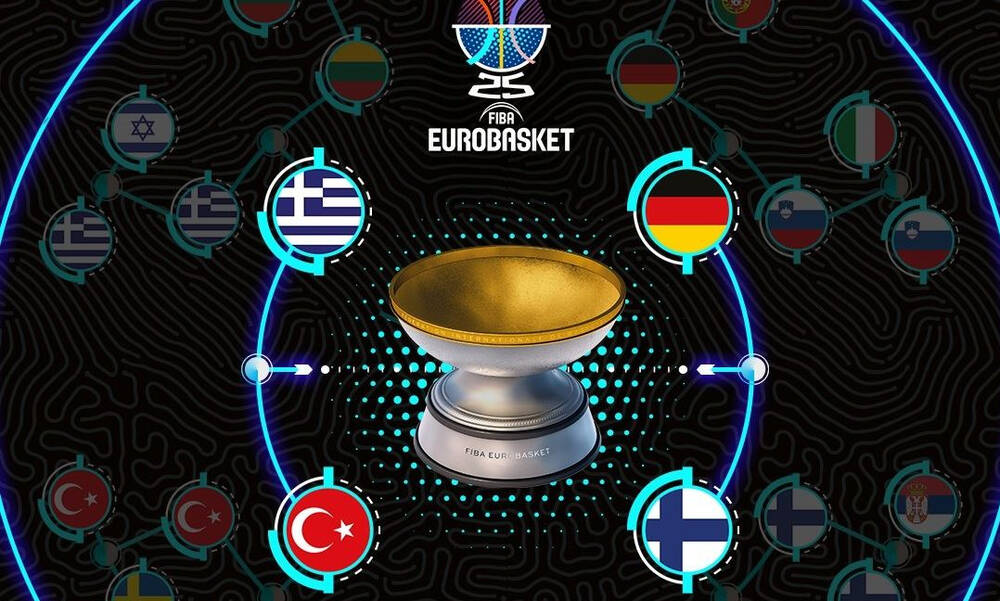 Eurobasket 2025: H Ελλάδα και οι άλλοι τρεις των μεταλλίων – Πότε είναι οι ημιτελικοί