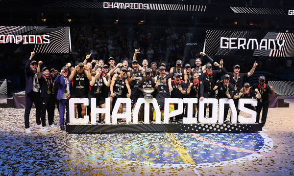 Eurobasket 2025: Γερμανικό γλέντι, τουρκικό κλάμα – Εικόνες από την απονομή