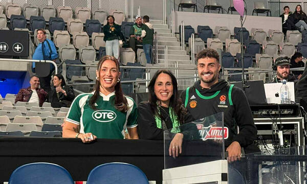 Πράσινο και… γαλανόλευκο το «John Cain Arena» (pics,vid)