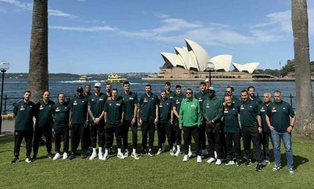 Παναθηναϊκός AKTOR: Η φωτογραφία μπροστά στην Opera του Σίδνεϊ