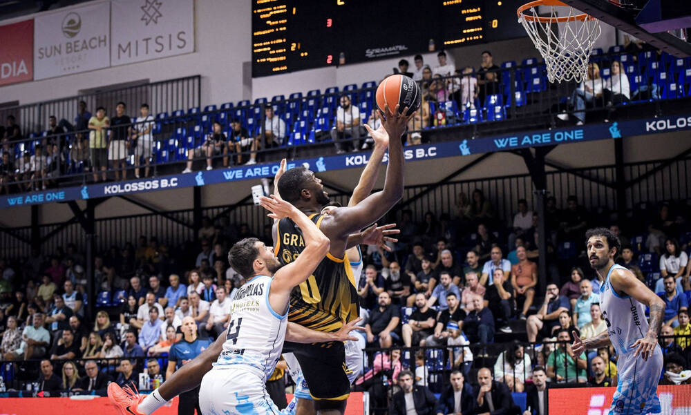 Greek Basketball League: «Διπλό» της ΑΕΚ στη Ρόδο, η Καρδίτσα «λύγισε» τον Άρη