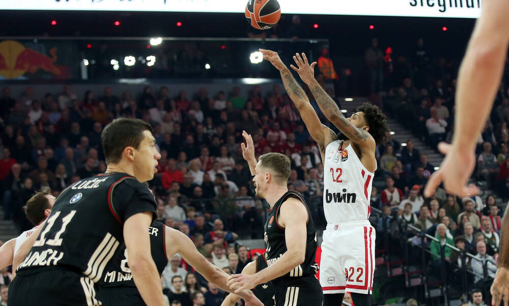 Euroleague: «Περίπατος» του Ολυμπιακού στο Μόναχο κόντρα στη Μπάγερν