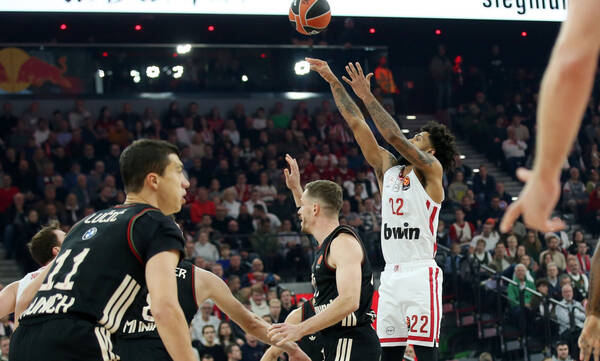 Euroleague: «Περίπατος» του Ολυμπιακού στο Μόναχο κόντρα στη Μπάγερν