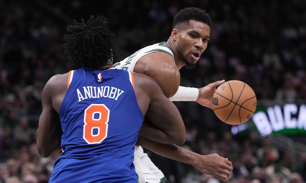 NBA: Με 30άρα ο Αντετοκούνμπο «λύγισε» τους Νικς - Όλα τα αποτελέσματα