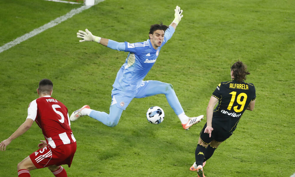 Ολυμπιακός - Άρης 2-1: Στην κορυφή με τη... ψυχή στο στόμα