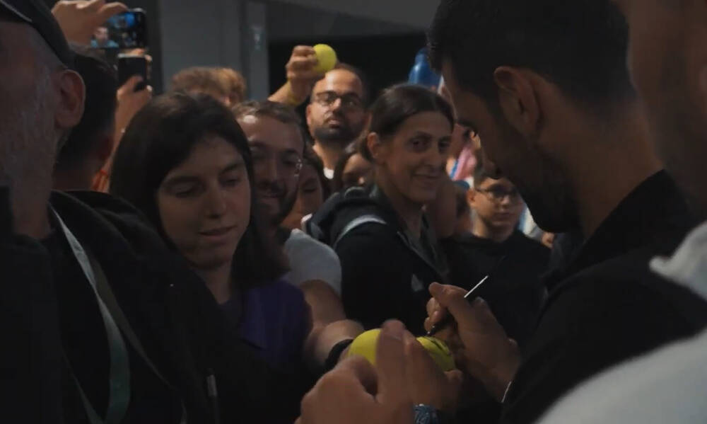 Hellenic Championship: «Τρέλα» για τον Τζόκοβιτς - Μοίρασε χαμόγελα στο Telekom Center Athens