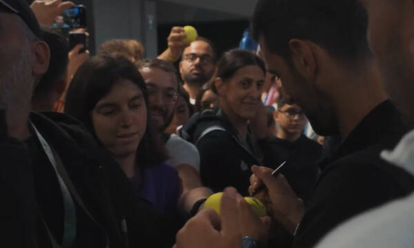 Hellenic Championship: «Τρέλα» για τον Τζόκοβιτς - Μοίρασε χαμόγελα στο Telekom Center Athens